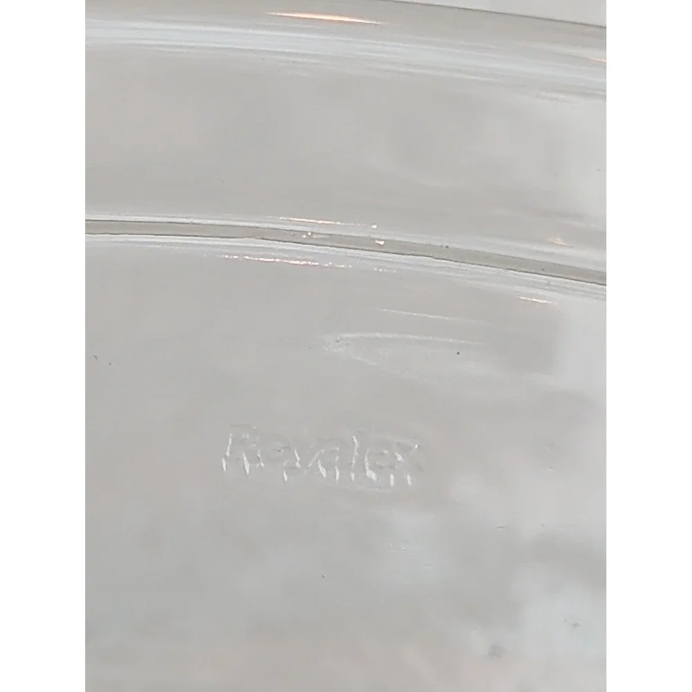 Royalex‎ Clear Glass Nesting Mixing Serving Bowls Set of 3 Round Kitchenware